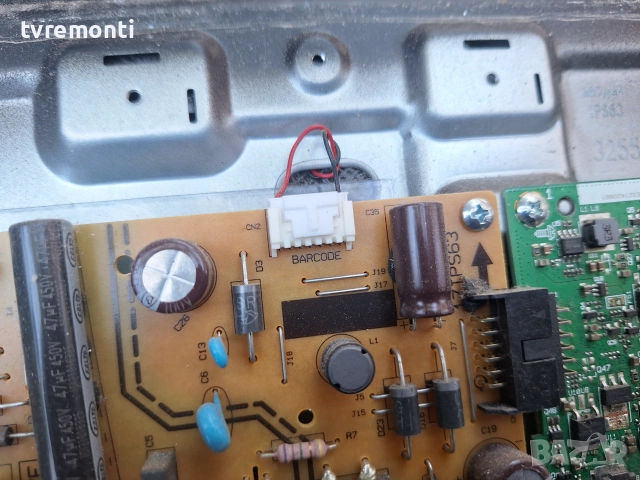 POWER BOARD 17IPS63, for 32inc DISPLAY VES315WNGL-L3-N91 ,  JVC модел LT-32VH3905, снимка 2 - Части и Платки - 55186386