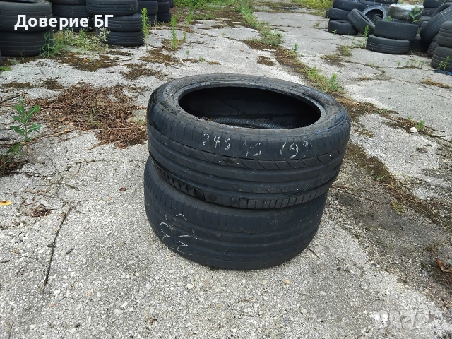 Гуми 245 45 19 Бриджистоун Bridgestone 2 броя - нов внос. Не са нови! , снимка 12 - Гуми и джанти - 55159953