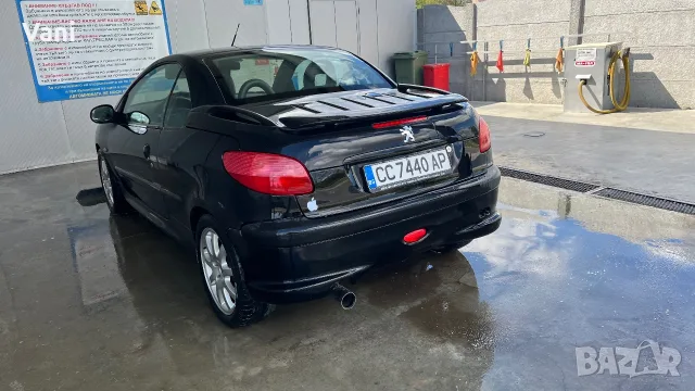 Peugeot 206 cc, кабрио с работещ капак , снимка 2 - Автомобили и джипове - 55323307