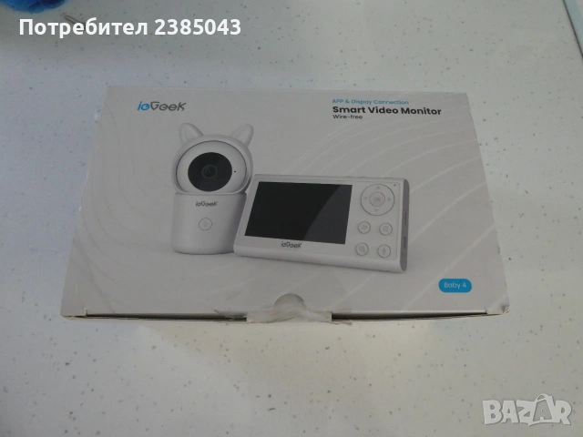 Смарт AI бебефон ieGeek Baby 4 1080p – 4.3" дисплей, WiFi, снимка 2 - Бебефони - 55043101