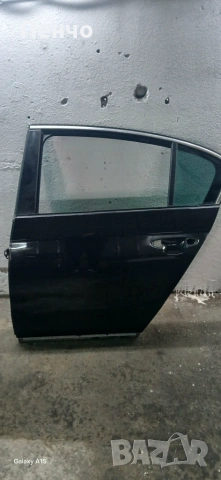 Задна лява врата черна за Volkswagen Passat Sedan B7 (08.2010 - 12.2014), седан