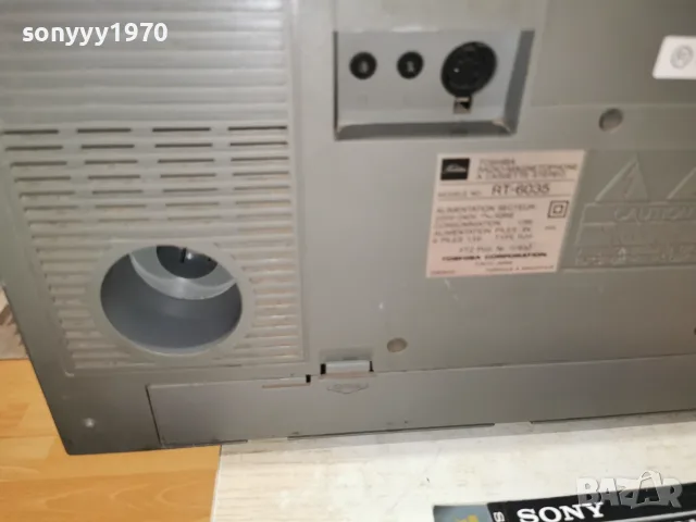 TOSHIBA RT-6035 MADE IN JAPAN-ВНОС FRANCE 0208261937L4, снимка 17 - Радиокасетофони, транзистори - 55512595