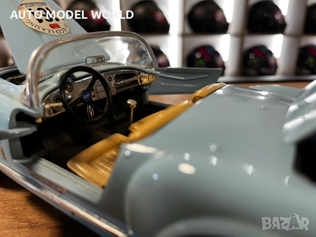 BBURAGO колекционерски модел Lancia Aurelia B24 Spider Mile Miglia 1:18 мащаб 54.76 лв. / 28 €, снимка 6 - Колекции - 54625267