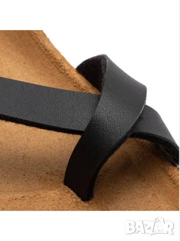 BIRKENSTOCK Mayari black оригинални нови ортопедични дамски чехли номер 39, снимка 9 - Чехли - 55389391