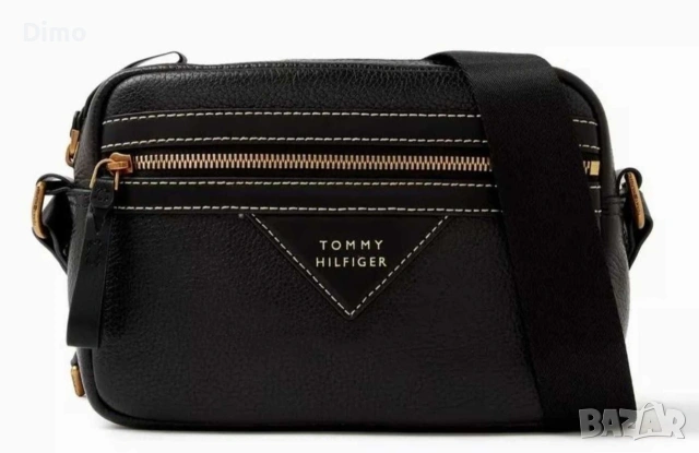 Мъжка чанта от естествена кожа Tommy Hilfiger 