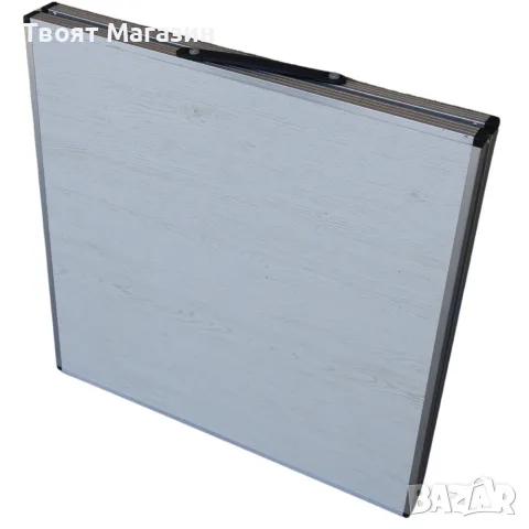 FAVO ALU COMPACT 120/60– Сгъваема маса с регулируема височина и MDF плот профил М, снимка 3 - Къмпинг мебели - 55300884
