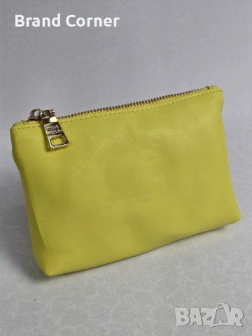 Нова дамска чанта Steve Madden Yellow Jelly с несесер, снимка 7 - Чанти - 54354726