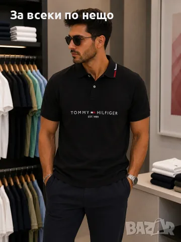 Tommy Hilfiger Мъжка Риза С Къс Ръкав Томи Хилфигер - 2 Цвята Код A1663, снимка 2 - Ризи - 55373627