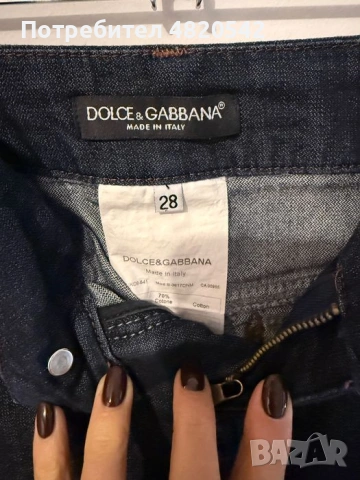 Пола дънкова на Dolce& Gabbana, снимка 3 - Поли - 54546619