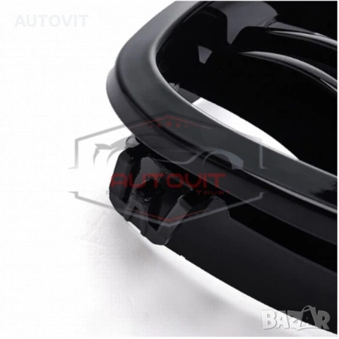 Двойни бъбреци за BMW F10 F11 черен гланц M performance ф10 ф11, снимка 4 - Аксесоари и консумативи - 55006213