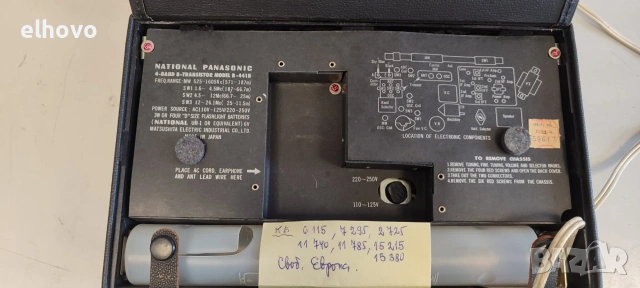Радио National Panasonic R-441B, снимка 10 - Радиокасетофони, транзистори - 55174250