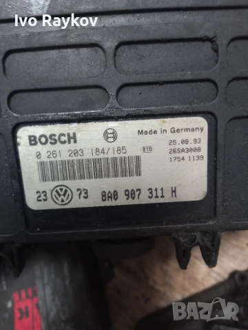  Компютър VW Golf 3 1.8i 1993г. , 8A0907311H , 0261203184 , снимка 3 - Части - 54527746