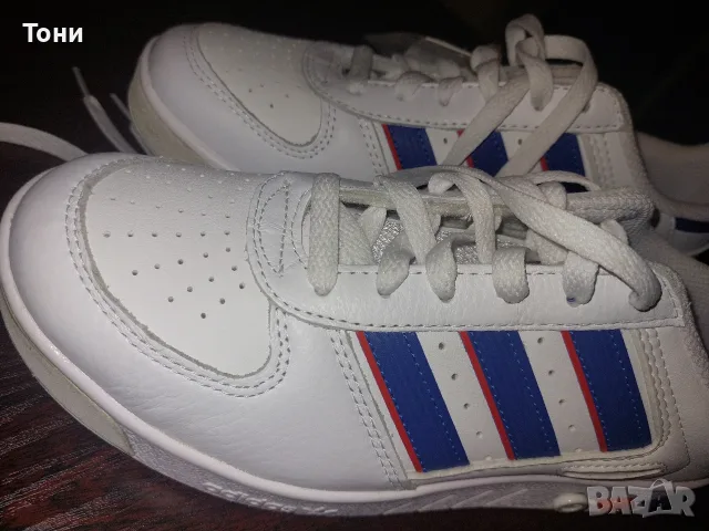 ADIDAS Оригинал Нови Дамски Маратонки от Естествена Кожа с Етикет 40, снимка 3 - Маратонки - 55667796