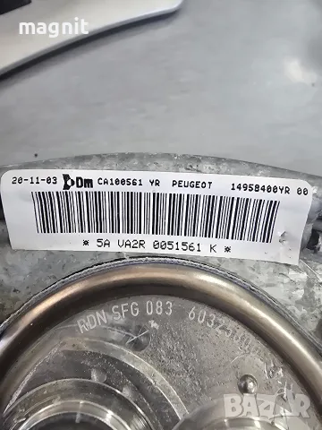 Airbag за волан Peugeot 807 (2002-2006) 14958400YR / CA100561, снимка 2 - Части - 55461750