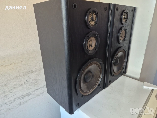 Трилентови тонколони Onkyo SC-380 с много добър външен вид и отлични технически, снимка 2 - Тонколони - 55247371