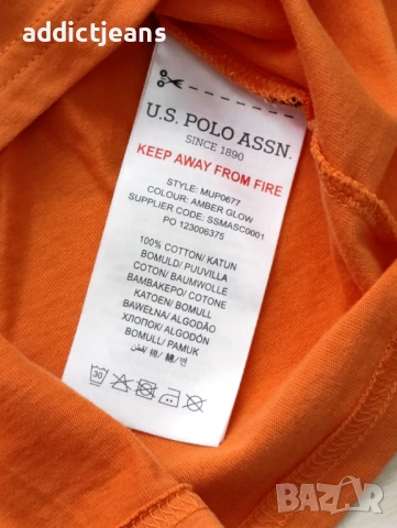 Мъжка тениска U.S.S. Polo ASSN. размер XXL, снимка 5 - Тениски - 54650080