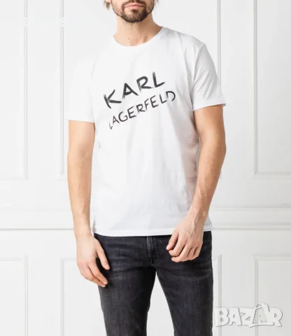 KARL LAGERFELD - мъжка тениска р-р М, снимка 2 - Тениски - 55677453