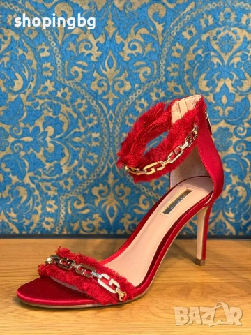 Дамски сандали на ток GUESS , снимка 3 - Сандали - 54781276