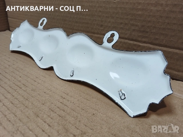 Стара Соц Българска Емайлирана Закачалка. / НОМЕР 1776., снимка 6 - Антикварни и старинни предмети - 54001962