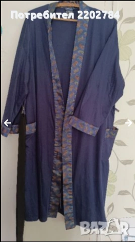 Копринен мъжки халат,халати, снимка 15 - Бельо - 26675025