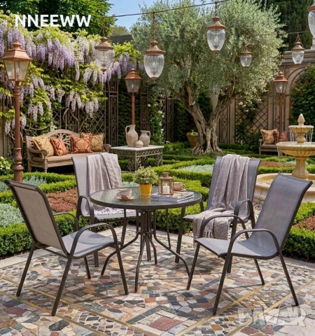 Градински комплект Маса и 4 стола