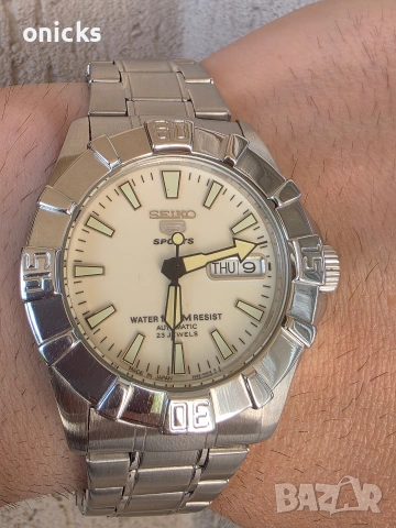 Seiko 5 Sports Dial Full Lume Automatic, снимка 3 - Мъжки - 55223906
