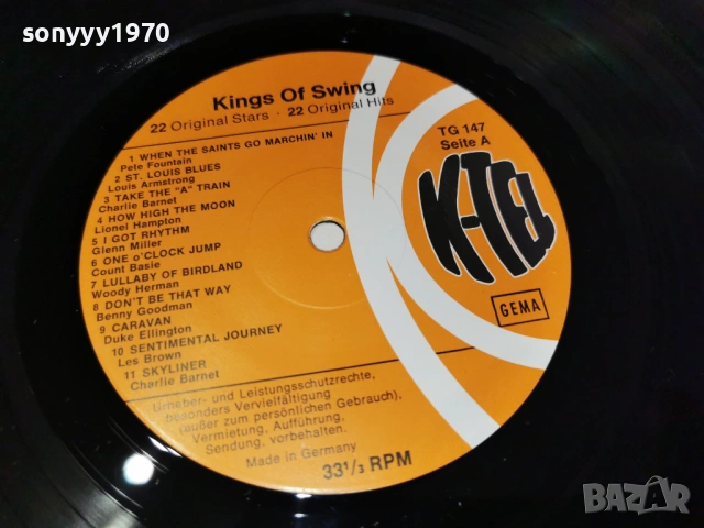 KINGS OF SWING MADE IN GERMANY 0805261910L1, снимка 10 - Грамофонни плочи - 54477623