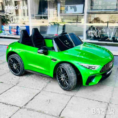 Детска кола MERCEDES ЗЕЛЕН, снимка 2 - Други - 54596742