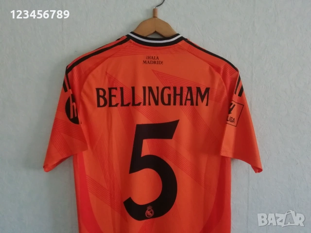 Real Madrid Bellingham Adidas тениска нова футболна фланелка Реал Мадрид Белингам екип , снимка 3 - Тениски - 51471916