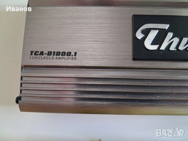 Усилвател за кола Thunder TCA-D1000.1, Клас D , снимка 4 - Аксесоари и консумативи - 54837589