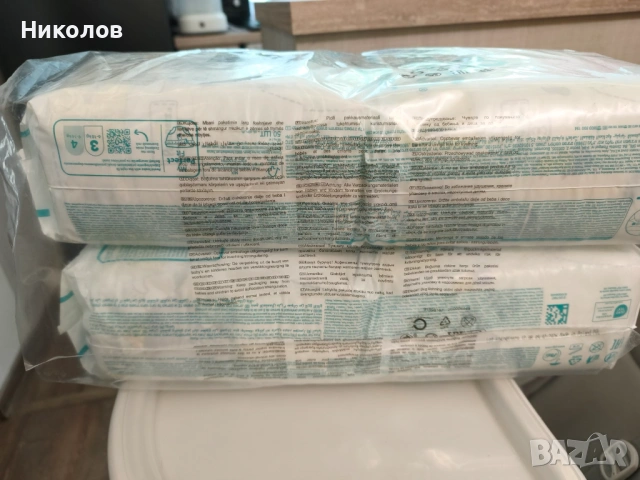Бебешки пелени гащи Pampers Premium Care size 3, 72 броя + 2 х 50 броя пелени Pampers Premium Care, снимка 3 - Пелени, памперси - 54563324