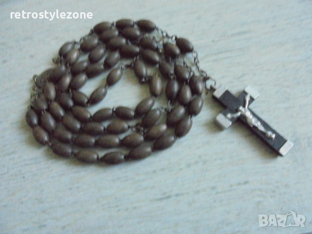 № 8575 Стара молитвена броеница / розарий, снимка 5 - Други ценни предмети - 54306342