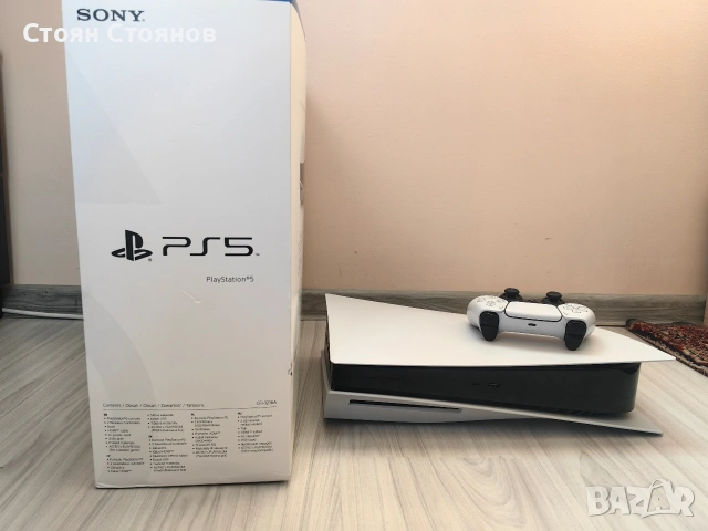 Продавам пълен комплект PlayStation 5 Standart Disk Edition (PS5), снимка 4 - PlayStation конзоли - 54653862