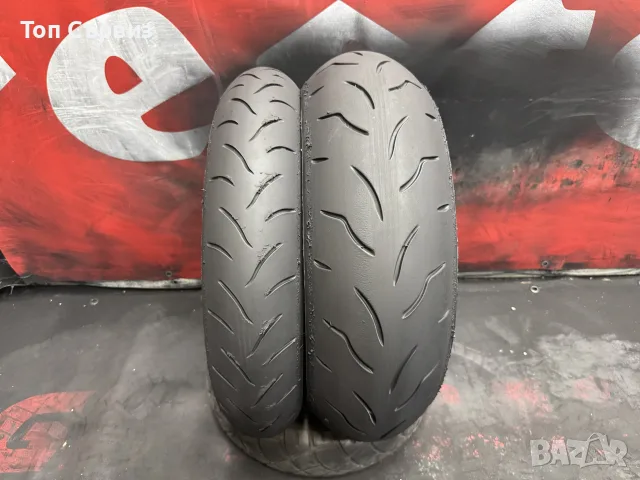 120 70 17 / 180 55 17, Мото гуми, Bridgestone BattlaxBT016, снимка 3 - Гуми и джанти - 55533540