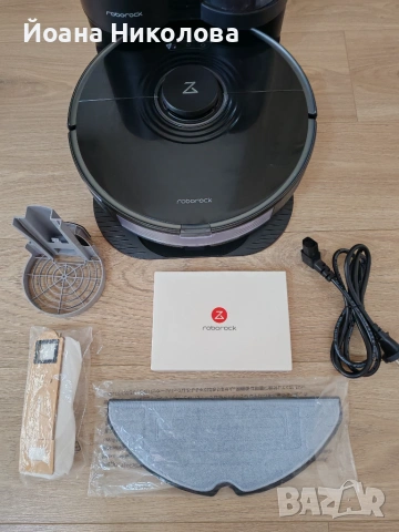 Робот прахосмукачка Roborock S7 plus, WiFi, Навигация LiDar, Моп + Интелигентна станция, снимка 2 - Прахосмукачки - 55064698