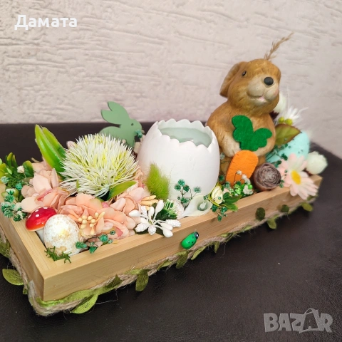 Великденски и пролетни декорации- венци и др. 