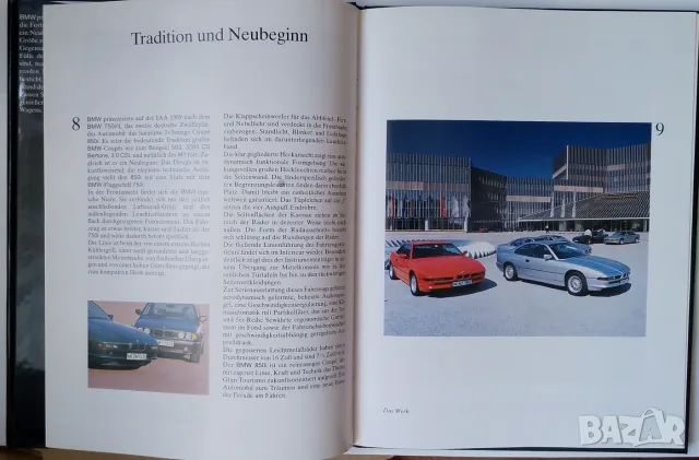 Книга брошура списание каталог за BMW 850 i на немски език БМВ 8er Series, снимка 5 - Колекции - 55503103