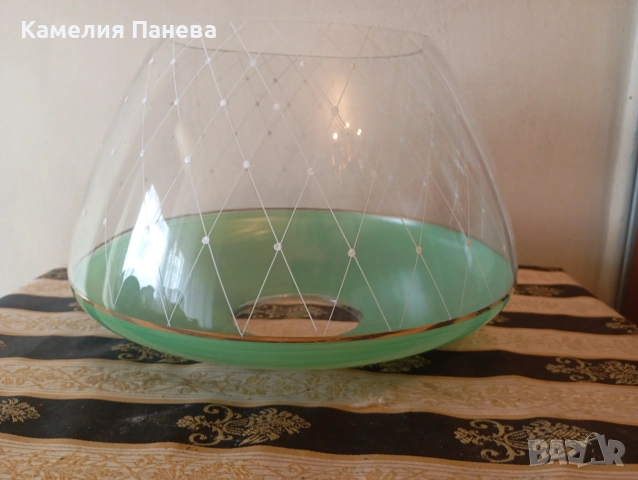 Абажур,стъкло за лампион арт деко