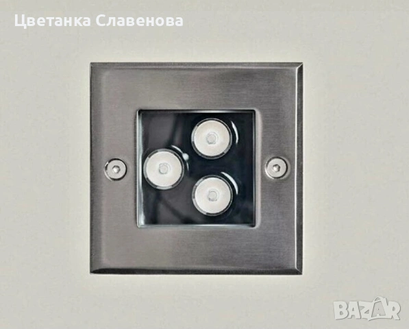 LED осветително тяло за земя или тротоар 3W