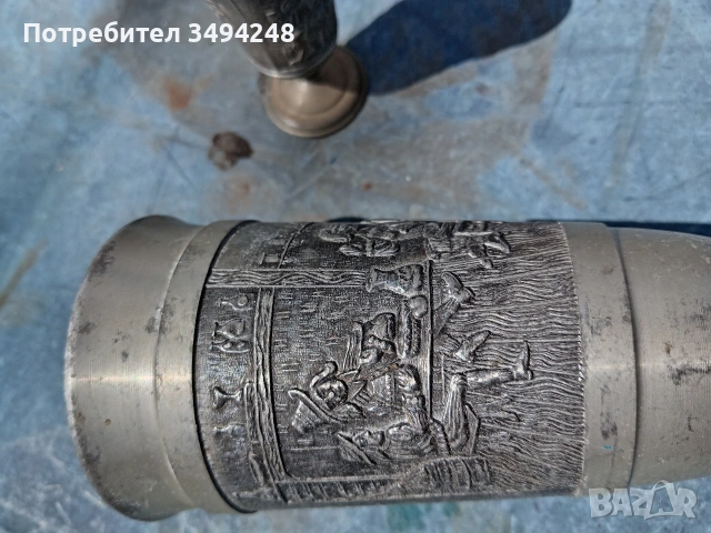 Стари немски оловни чаши , снимка 4 - Антикварни и старинни предмети - 47080082