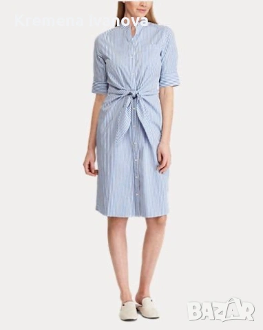 RALPH LAUREN Wilda striped shirt dress, снимка 2 - Рокли - 54970148