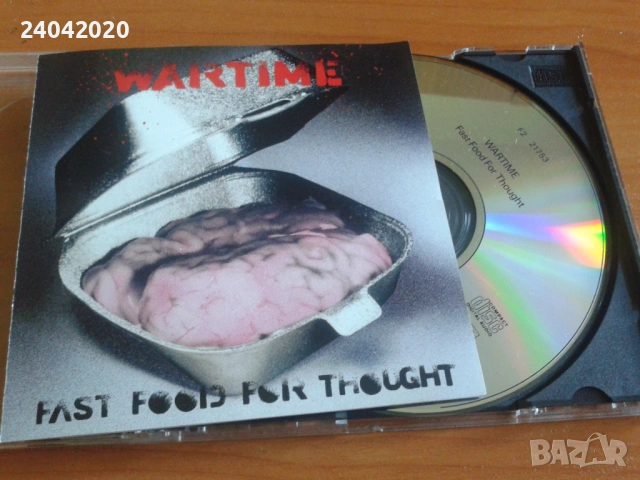 Wartime – Fast Food For Thought оригинален US диск