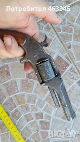пистолет, пищов, револвер Smith and Wesson Mark 1, снимка 6 - Антикварни и старинни предмети - 55513266