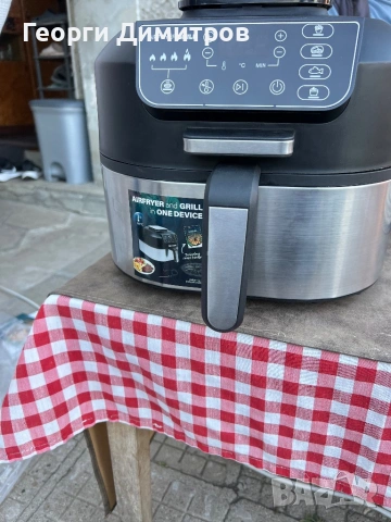 Бездимен еърфраер и грил, снимка 4 - Съдове за готвене - 54349413