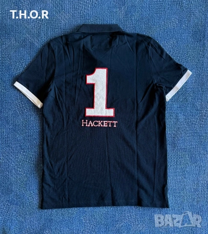 Hackett London Polo Shirt ОРИГИНАЛНИ мъжки поло тениски - М/2XL, снимка 5 - Тениски - 54982162