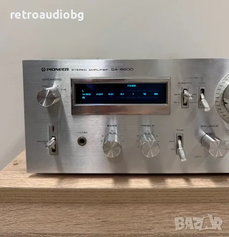 🔈ТОП ретро усилвател PIONEER SA-8800 - Синя серия🔈, снимка 2 - Ресийвъри, усилватели, смесителни пултове - 55390732