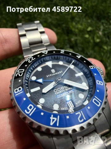 Steinhart Ocean Thirty-Nine Titanium GMT , снимка 4 - Мъжки - 54692506
