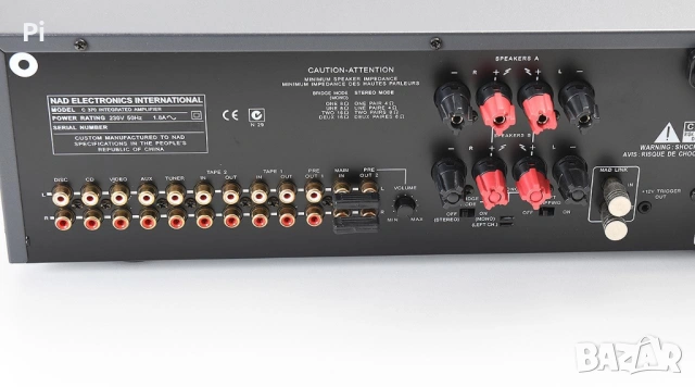 Стерео усилвател NAD C 370 , снимка 3 - Ресийвъри, усилватели, смесителни пултове - 54368154