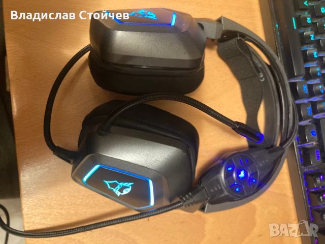 GXT 450 Blizz RGB геймърски слушалки 7.1 Surround sound, снимка 3 - Слушалки за компютър - 54895907