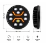 LED халоген 60W двуцветен с бяла и оранжева светлина - 2 модела, снимка 4